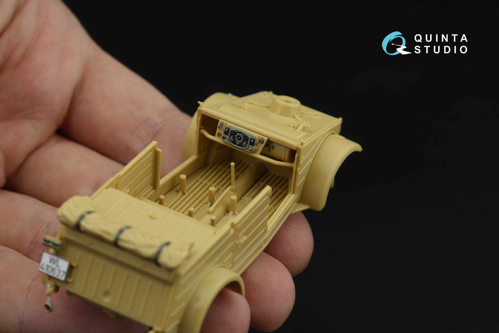 Kubelwagen Type 82 3D-Printed & coloured Interior on decal paper (Tamiya)