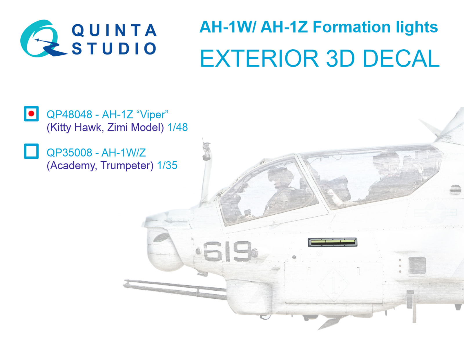 AH-1W/Z Formation (slime) lights (All kits)
