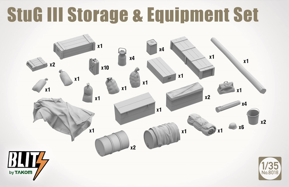 StuG III Storage & Equipment Set