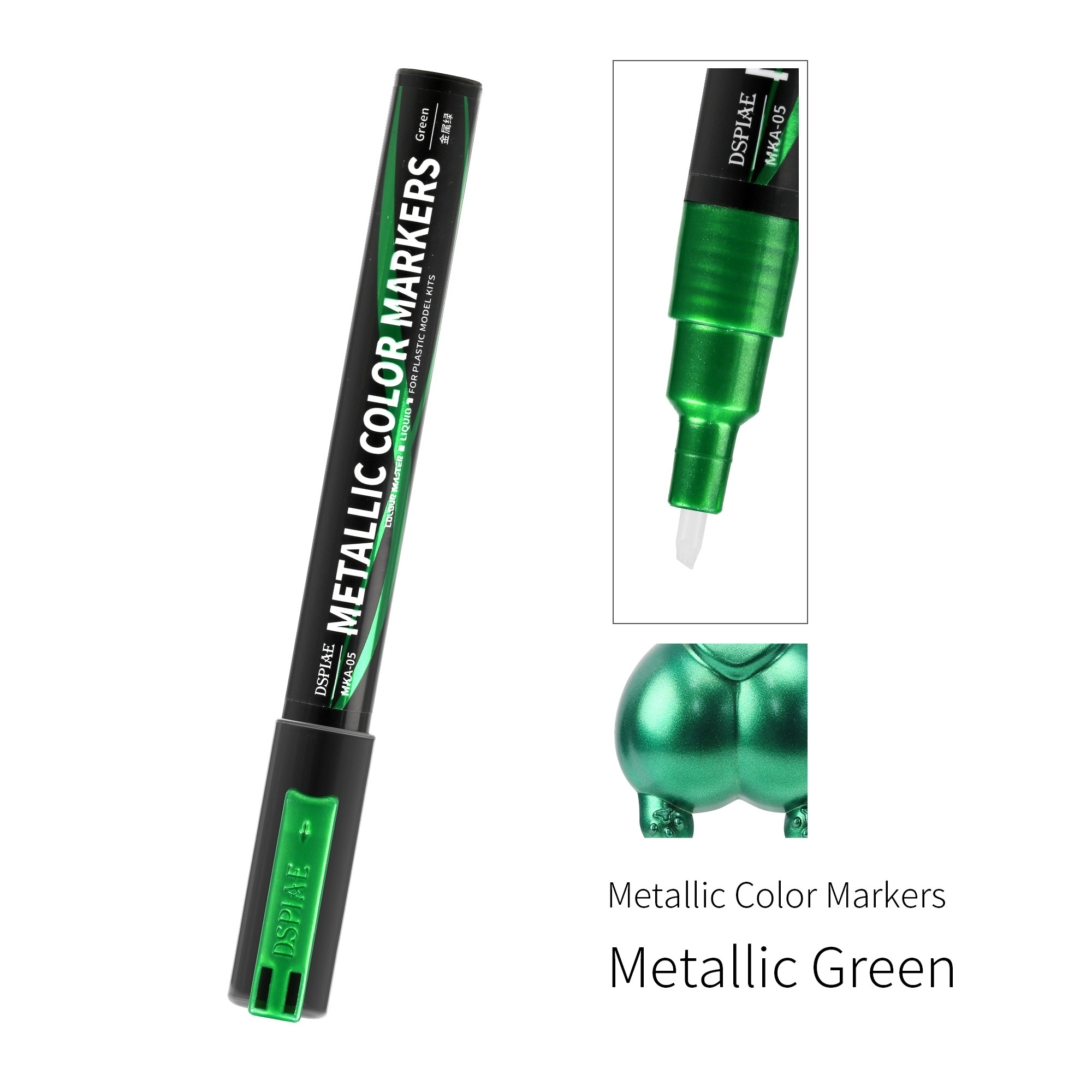 MKA-05 Super Metallic Color Markers - Metallic Green