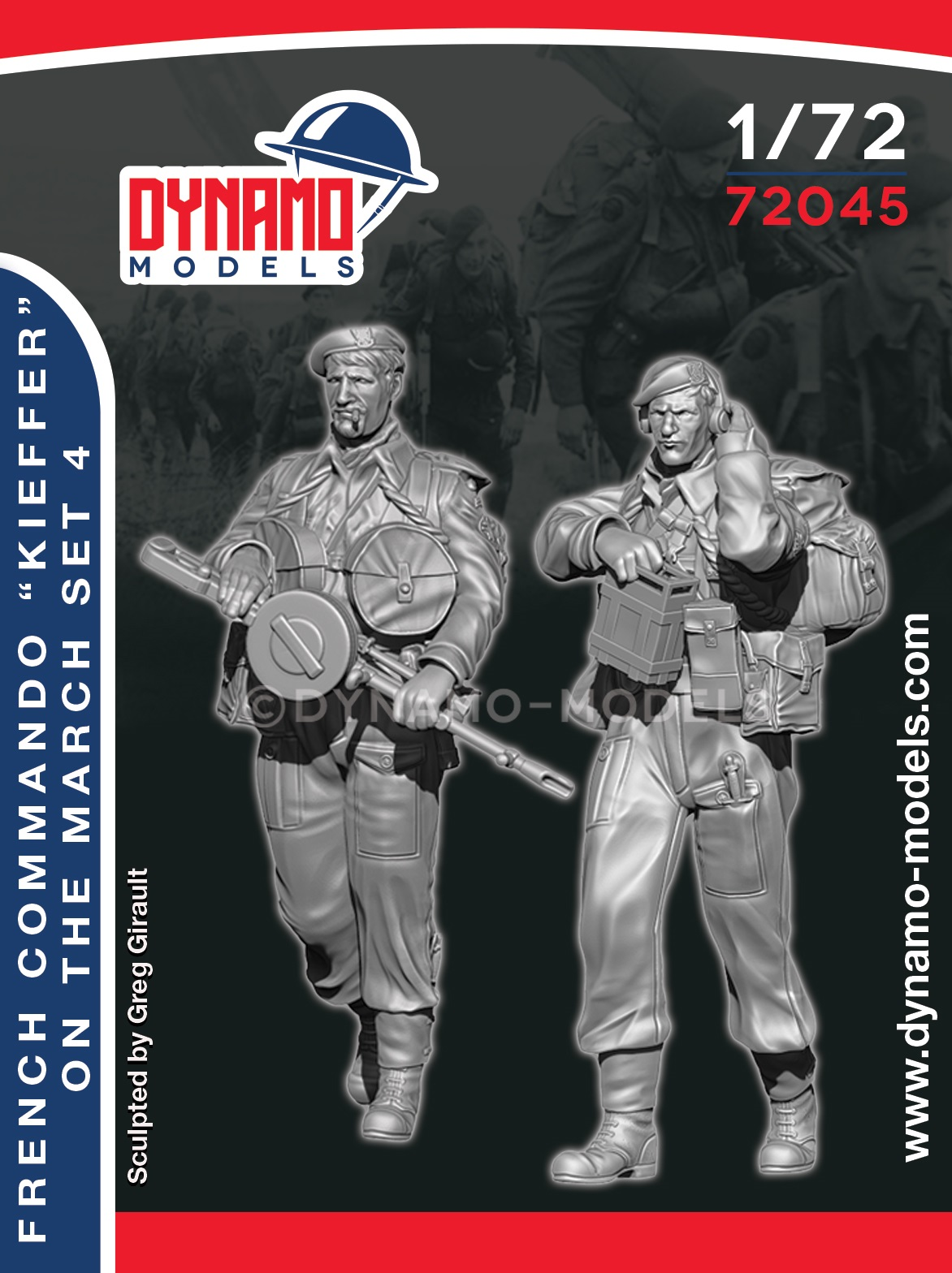 French Commando Kieffer Marching Set 4