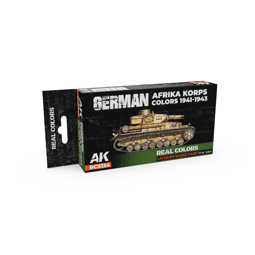 German Afrika Korps Colors 1941-1943 SET