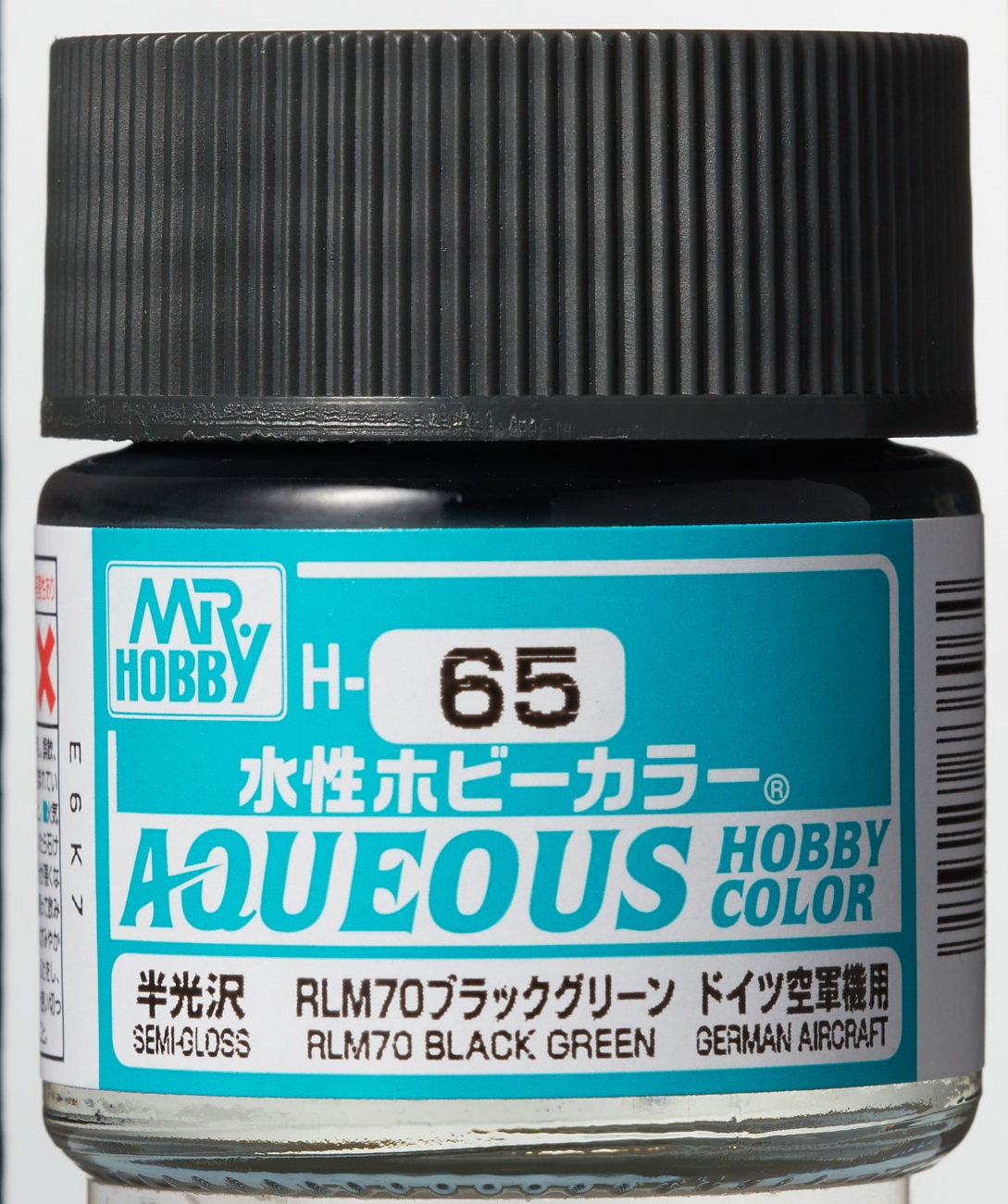 Mr. Aqueous Hobby Color - RLM 70 Black Green - H65 - RLM 70 Schwarz Grün