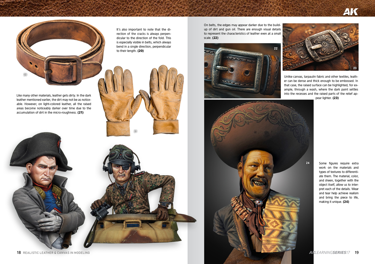 AK LEARNING 17: REALISTIC LEATHER & CANVAS