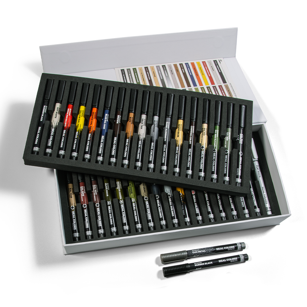  SPECIAL BOX REAL COLORS MARKERS - 34 units