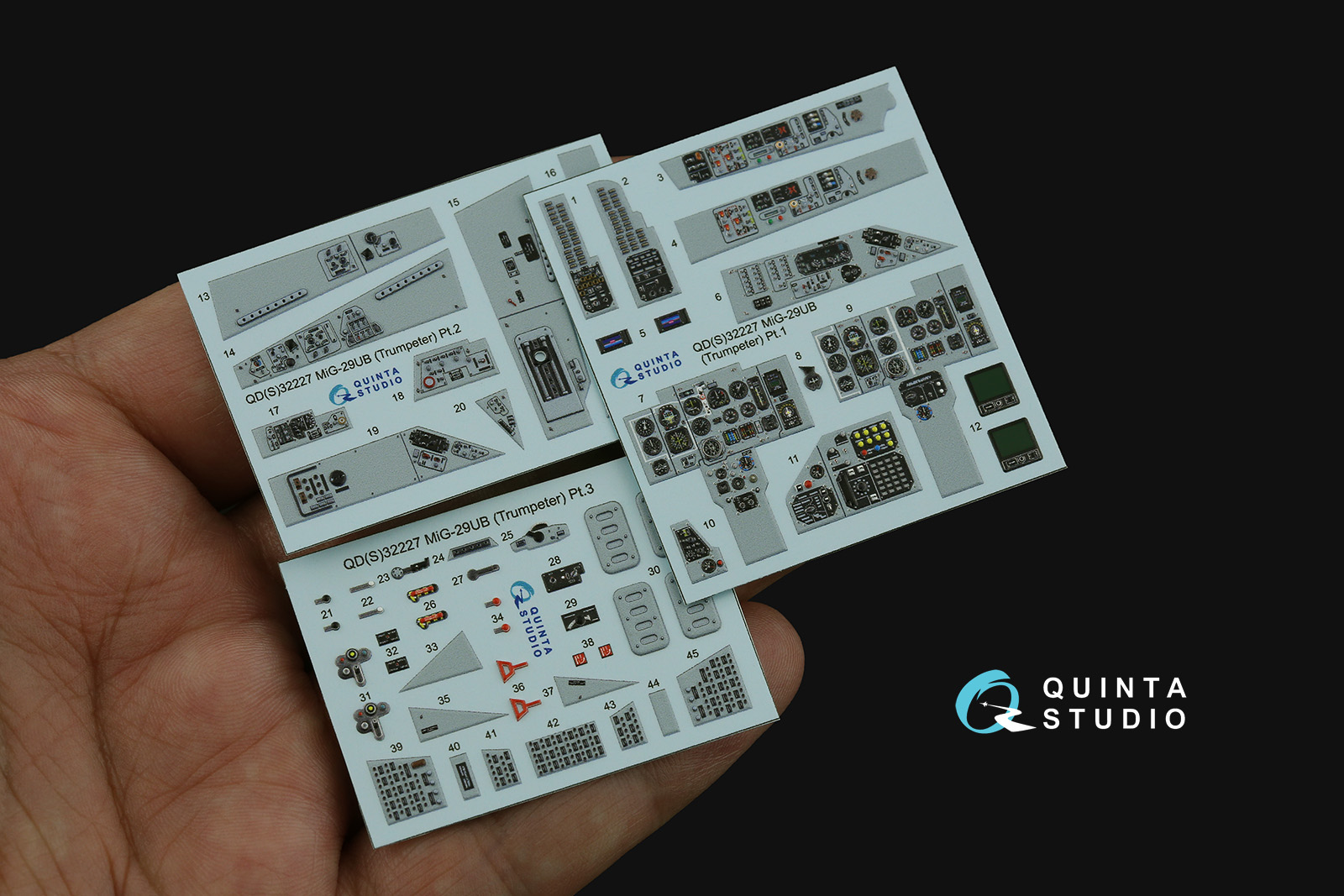 MiG-29UB 3D-Printed & coloured Interior (Trumpeter) (Small version)