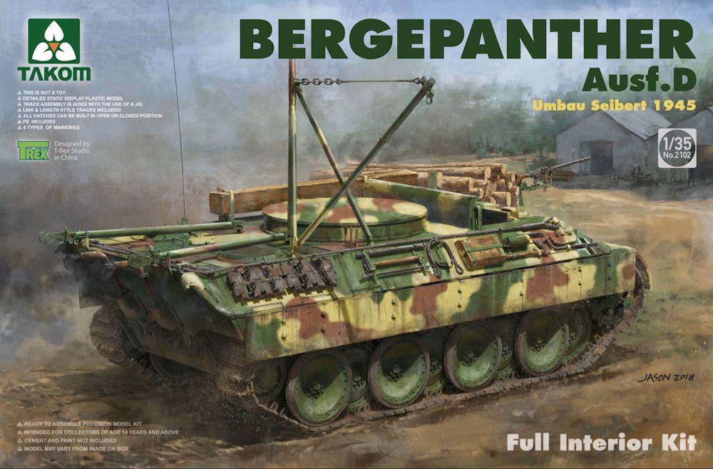 Bergepanther Ausf.D - Umbau Seibert 1945 - Full Interior Kit Bergepanther Ausf.D - Umbau Seibert 1945 - Full Interior Kit