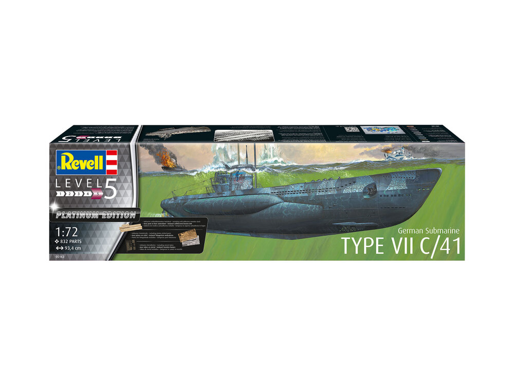 German Submarine Type VII C-41 - Platinum Edition