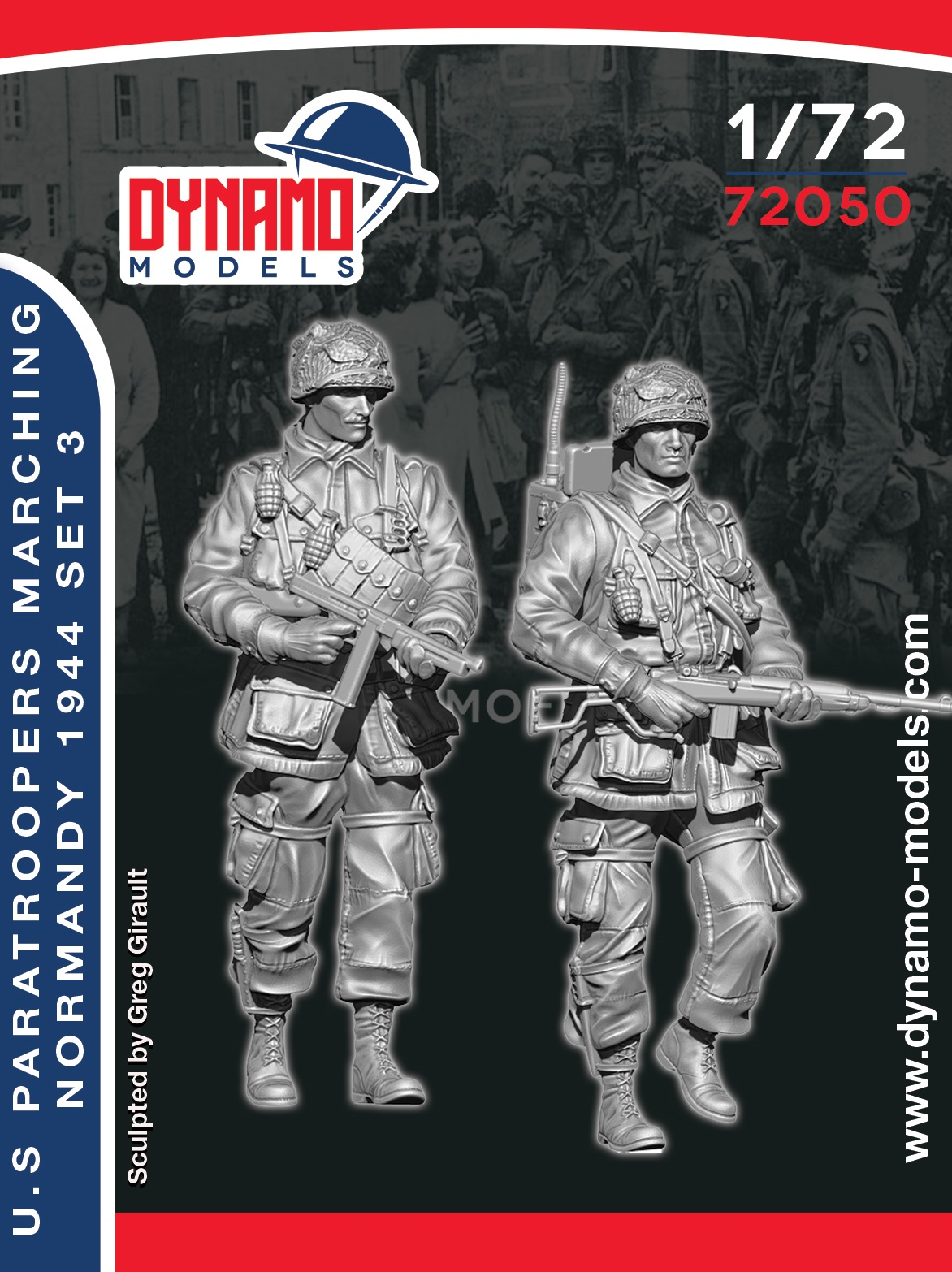 U.S Paratroopers Marching (Normandy 1944) Set 3