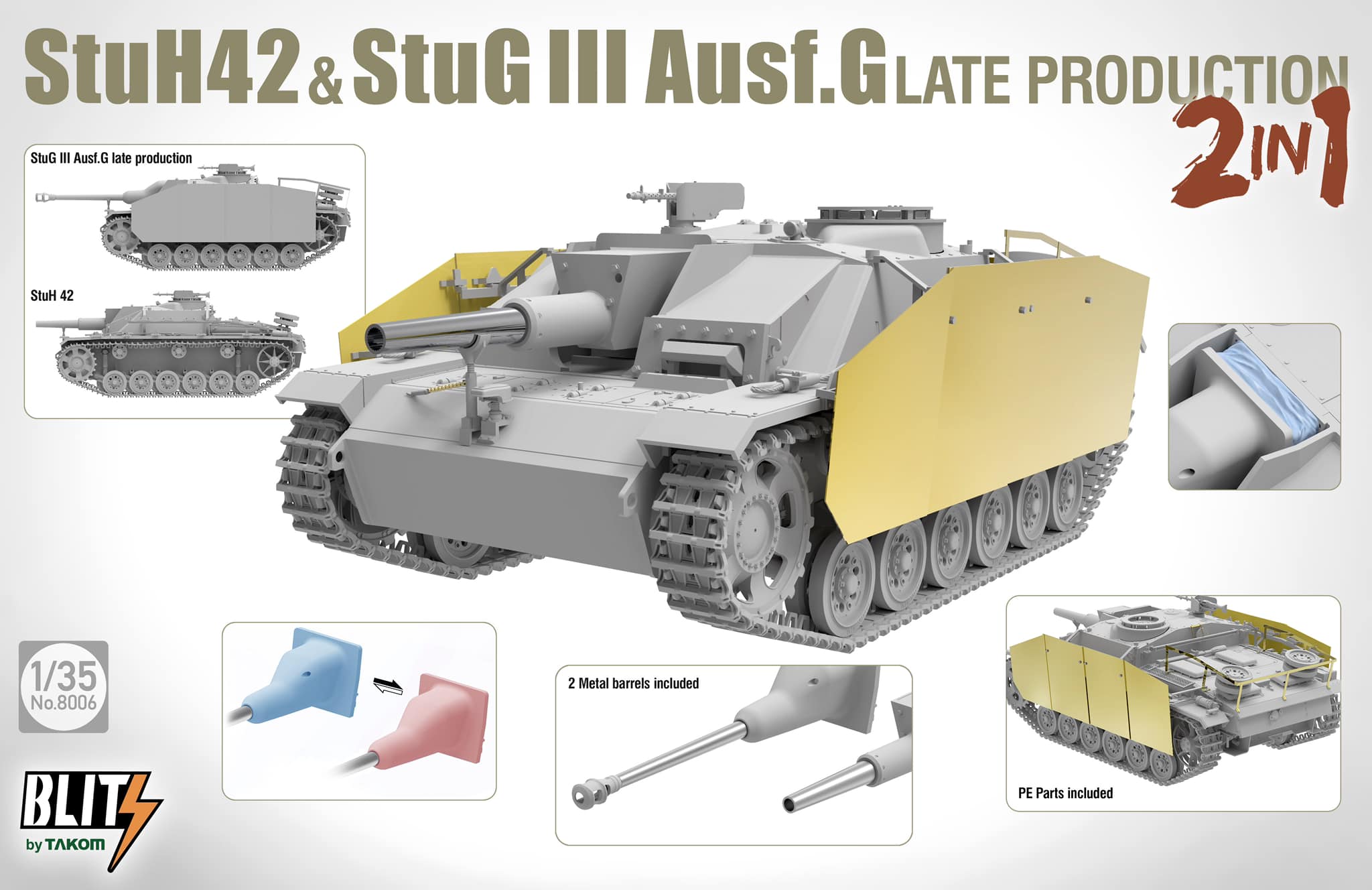 StuH 42 & StuG III Ausf. G Late Production (2 in 1)