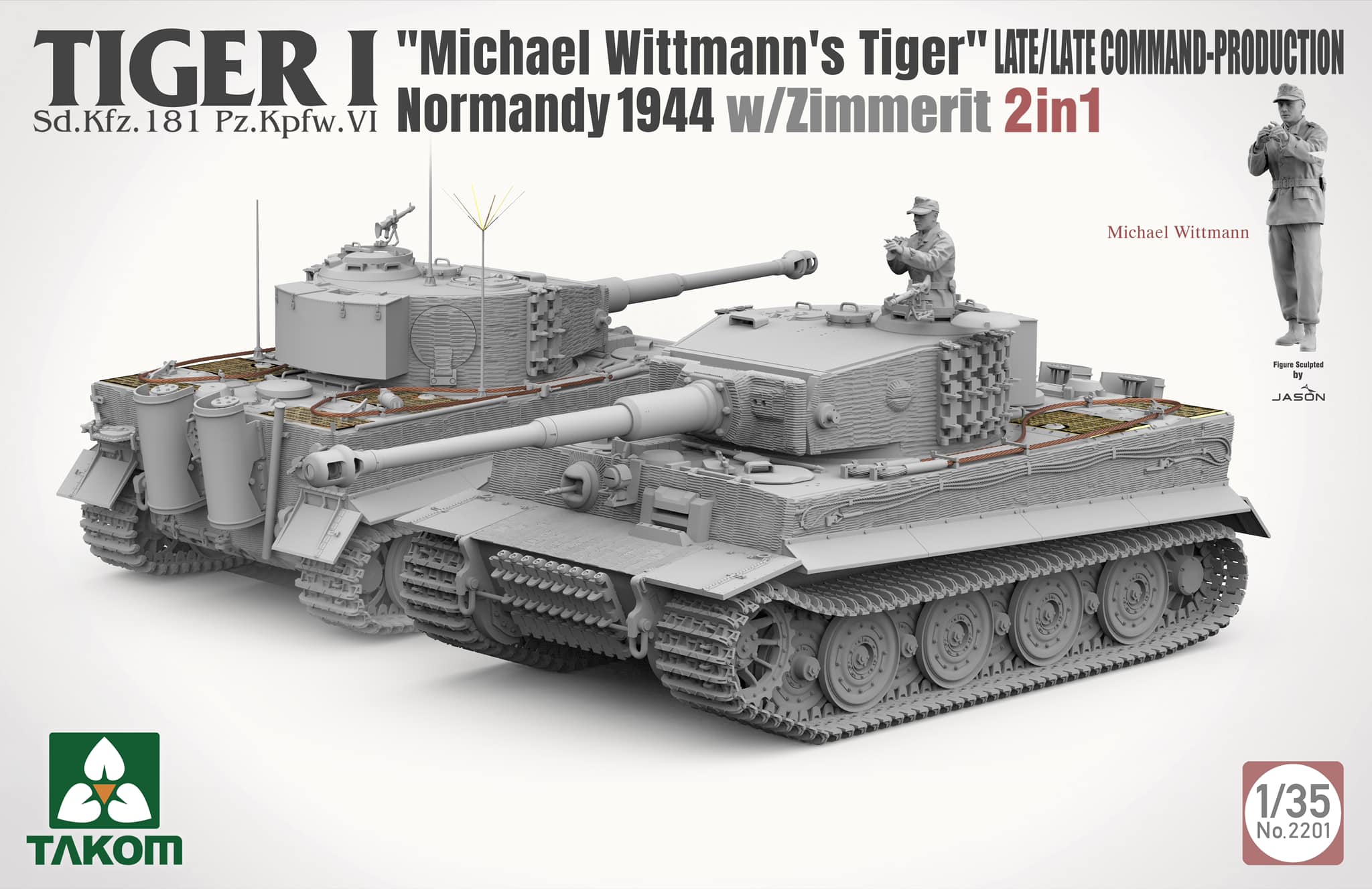 Tiger I "Michael Wittmann's Tiger" - Normandy 1944 - Late-Production w/Zimmerit - 2 in 1