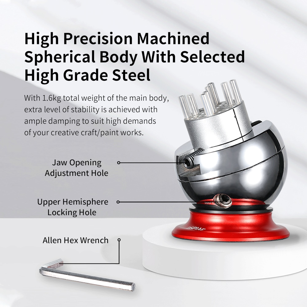 Omnidirektionaler sphärischer Schraubstock - Omnidirectional Spherical Vise - AT-SV