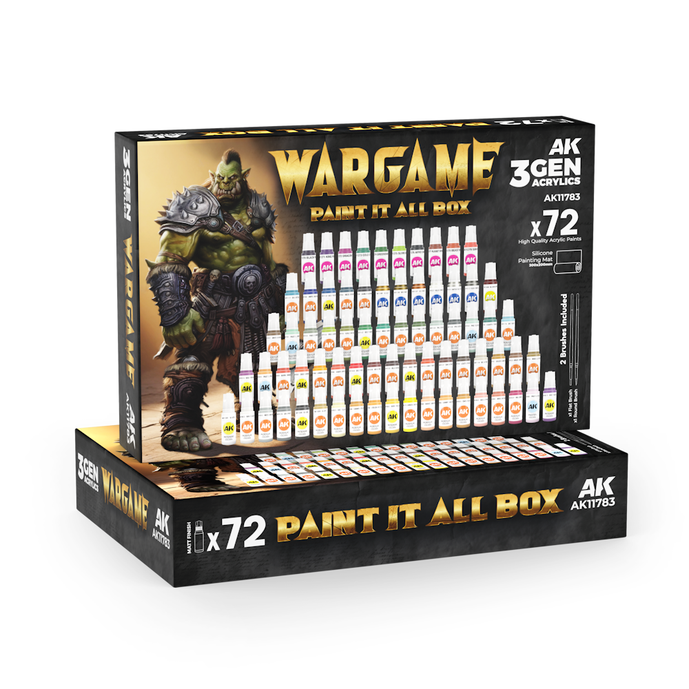 WARGAME PAINT IT ALL BOX x72