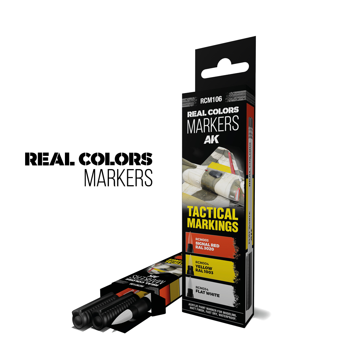  TACTICAL MARKINGS - SET 3 REAL COLORS MARKERS