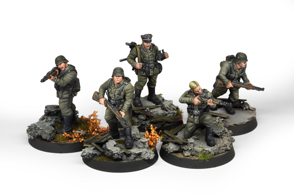 Fortunate Sons · Panzergrenadier Division · 10 Miniatures 30mm Scale Fortunate Sons · Panzergrenadier Division · 10 Miniatures 30mm Scale