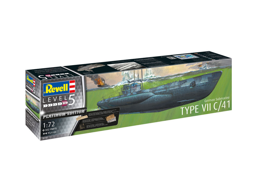 German Submarine Type VII C-41 - Platinum Edition