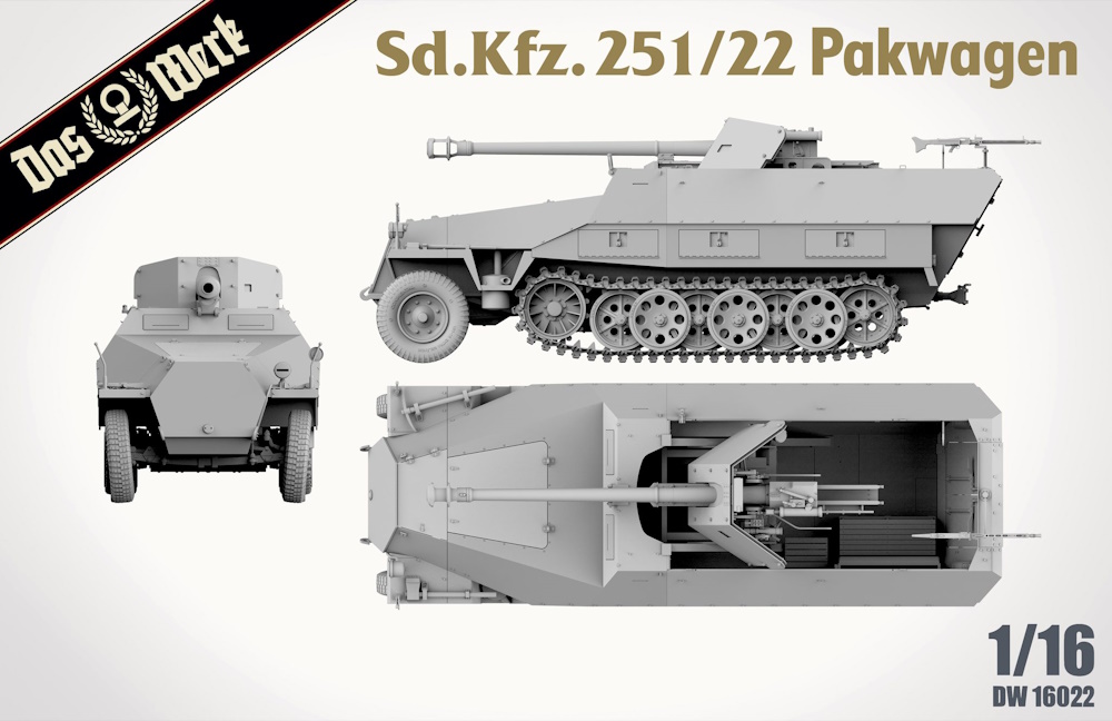 Sd.Kfz.251/22 Ausf.D "Pakwagen"