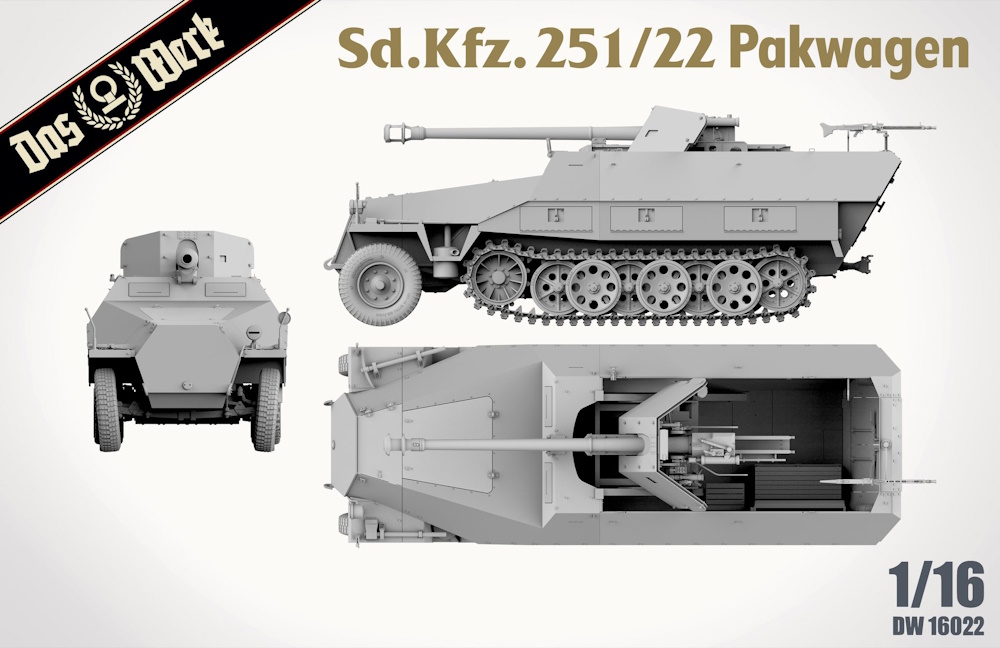 Sd.Kfz.251/22 Ausf.D "Pakwagen" Sd.Kfz.251/22 Ausf.D "Pakwagen"