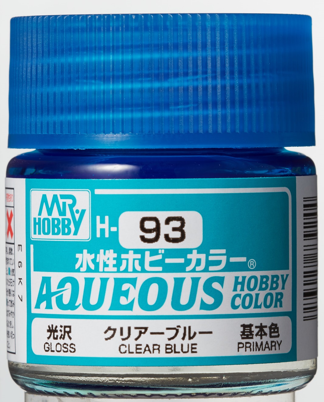 Mr. Aqueous Hobby Color - Clear Blue - H93 - Blau Transparent