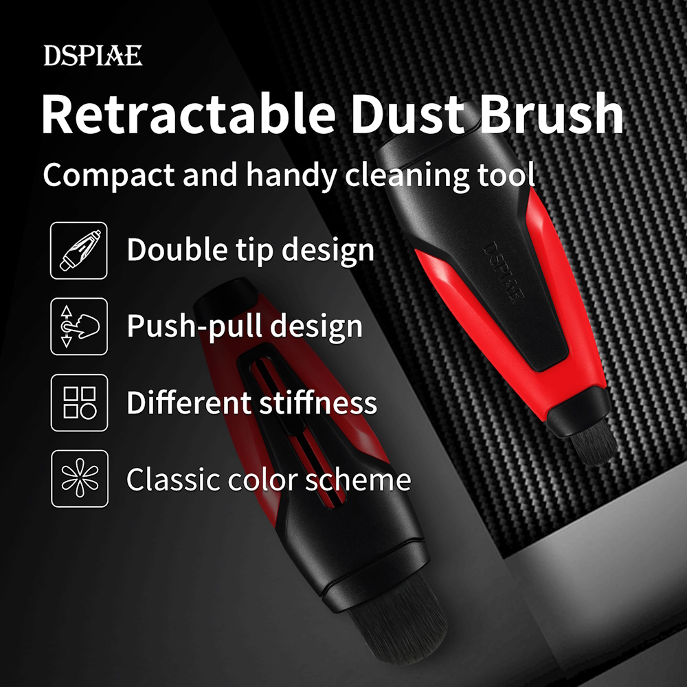 Einziehbare Staubbürste - Retractable Dust Brush - PT-RDB