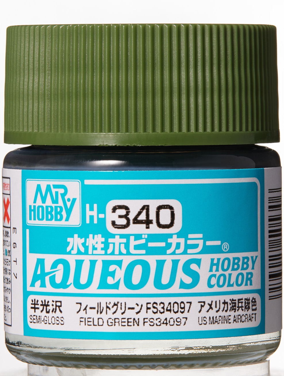 Mr. Aqueous Hobby Color - Field Green FS34097 - H340 - Feldgrün FS34097