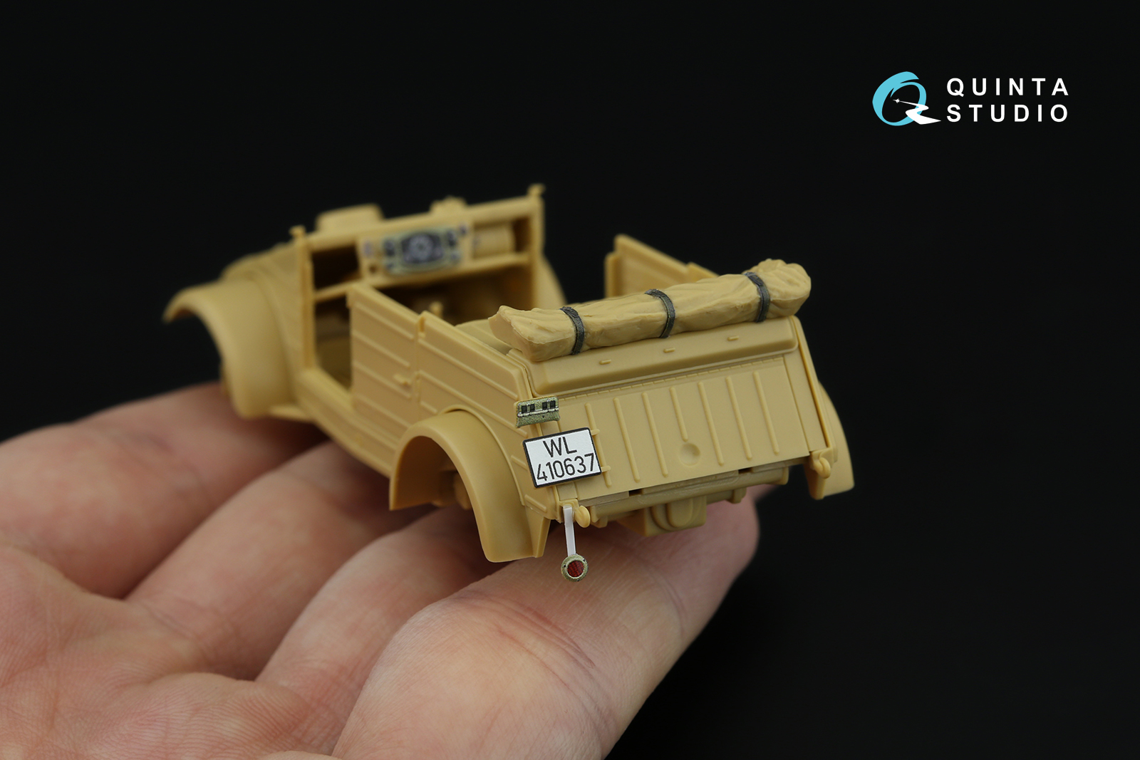 Kubelwagen Type 82 3D-Printed & coloured Interior on decal paper (Tamiya)