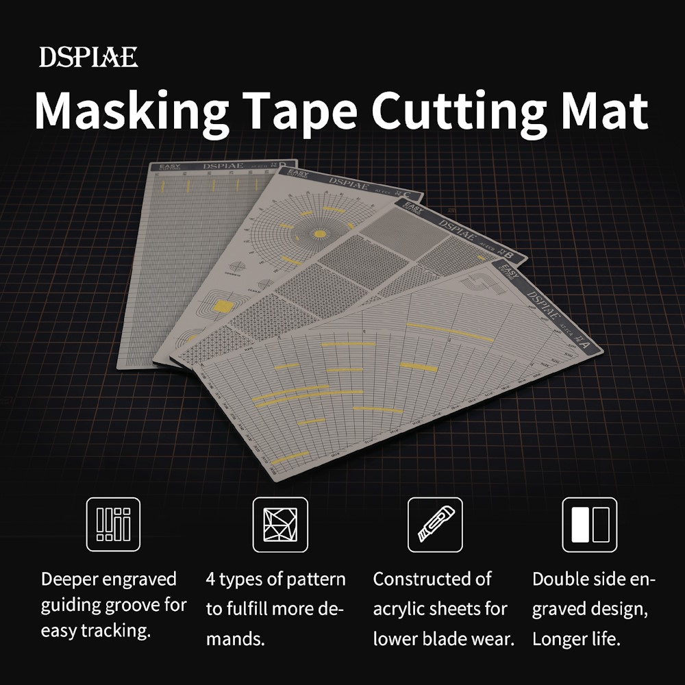 Easy Cutting Schneidematte Typ A - Masking Tape Cutting Mat A - AT-ECA