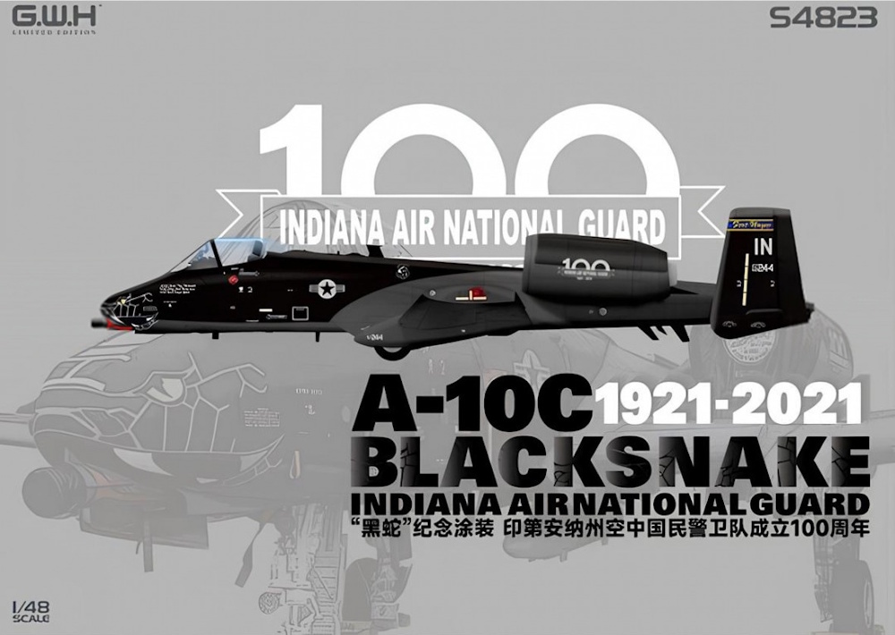 A-10C Thunderbolt II - Blacksnake Indiana Air Nat. Guard 1921-2021 - Limited Edition