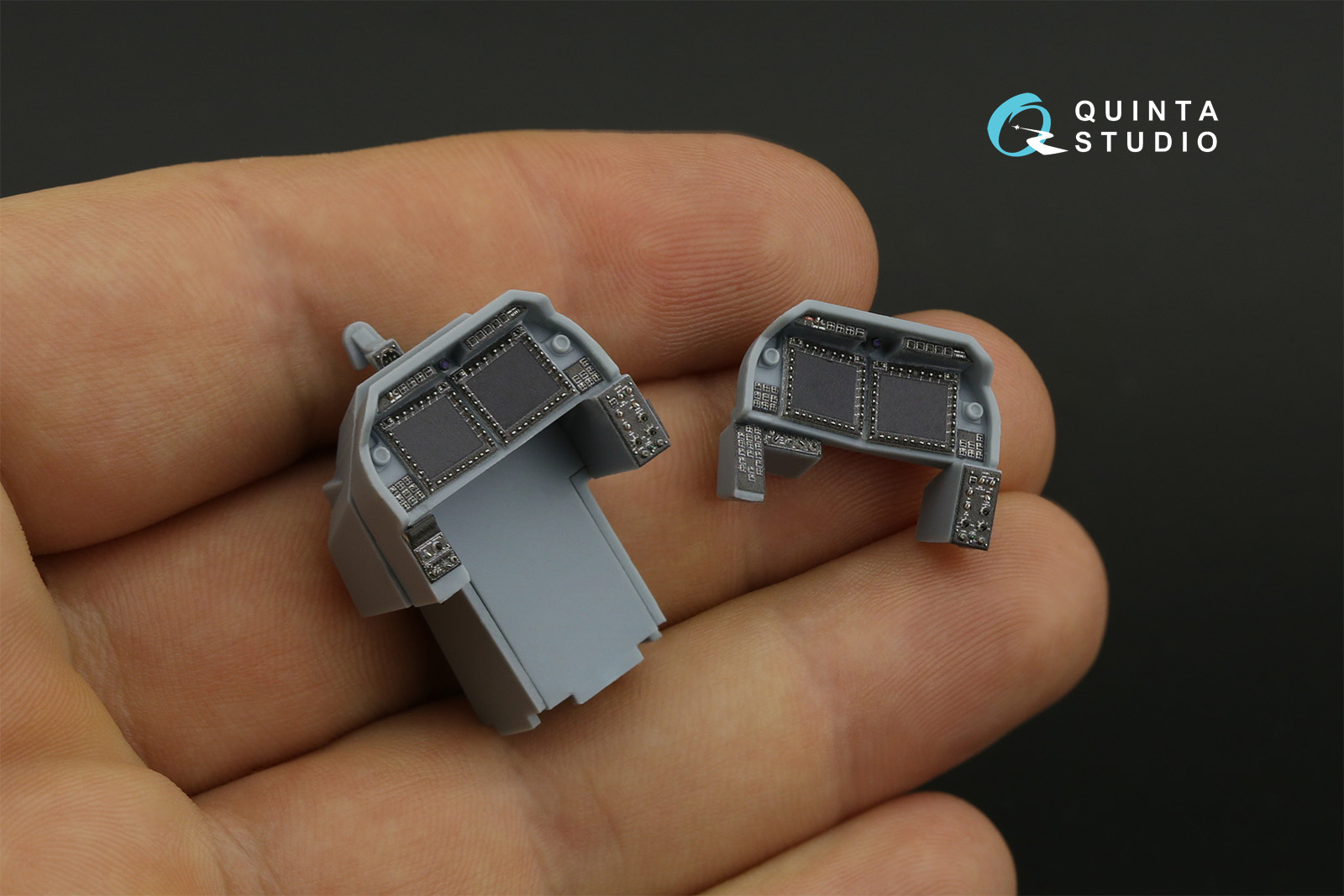 AH-1Z 3D-Printed & coloured Interior on decal paper (Academy) (with 3D-printed resin parts)