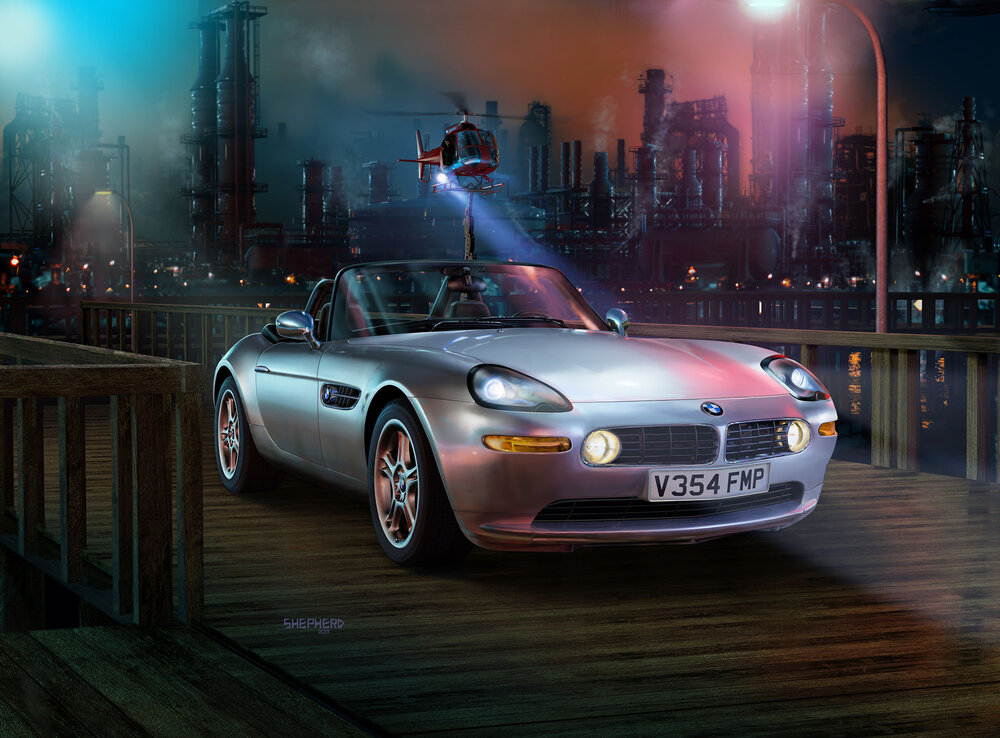 Geschenkset James Bond "BMW Z8"