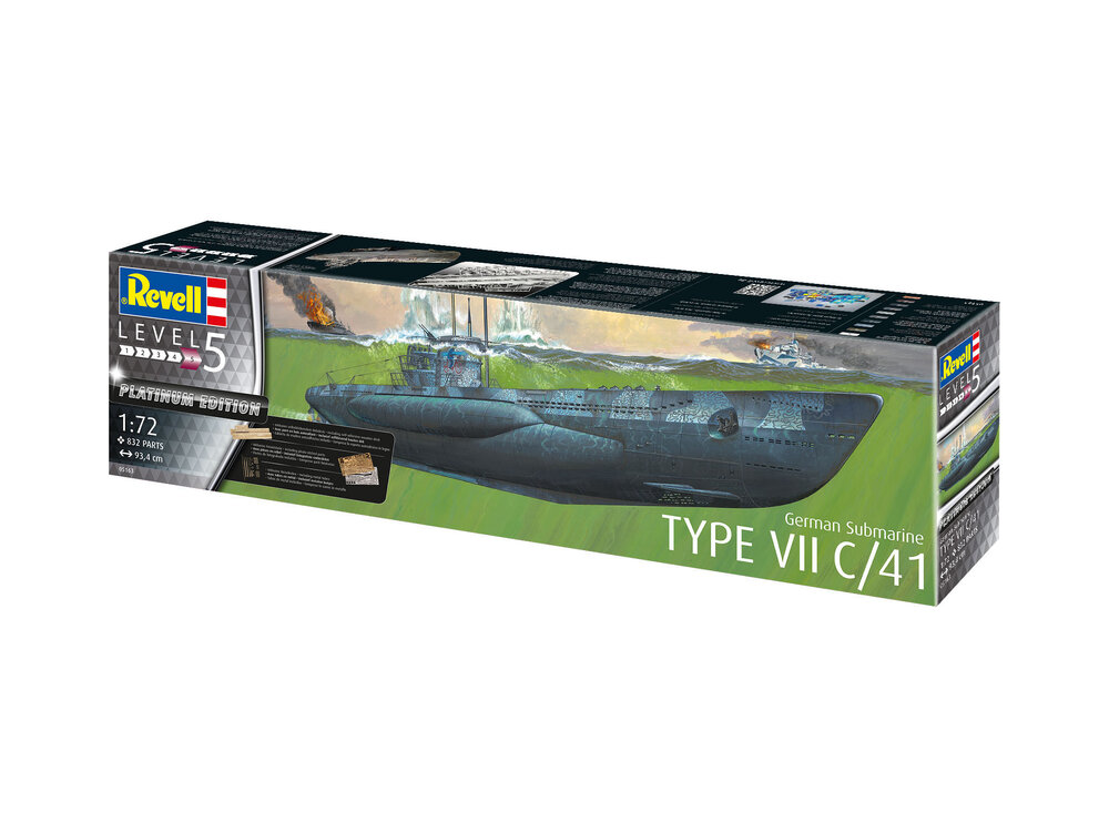 German Submarine Type VII C-41 - Platinum Edition