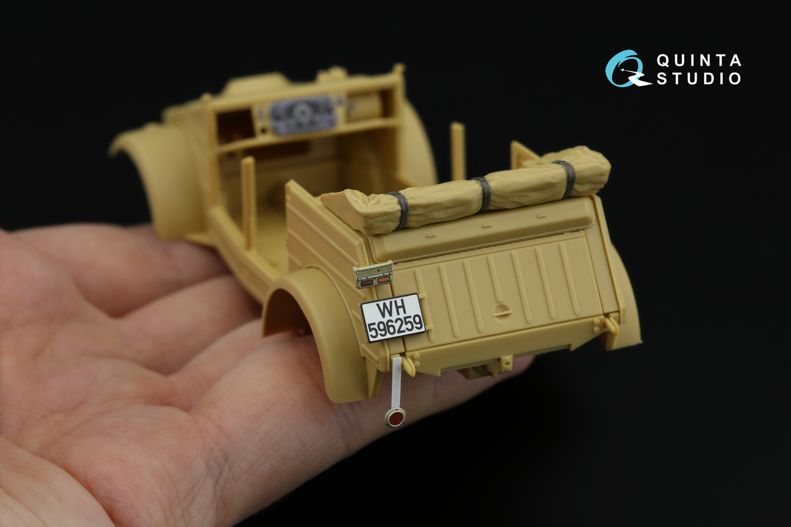 Kubelwagen Type 82 3D-Printed & coloured Interior on decal paper (Tamiya)