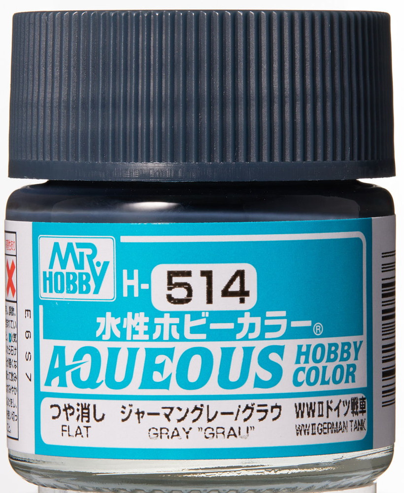Mr. Aqueous Hobby Color - Grey - H514 - Grau