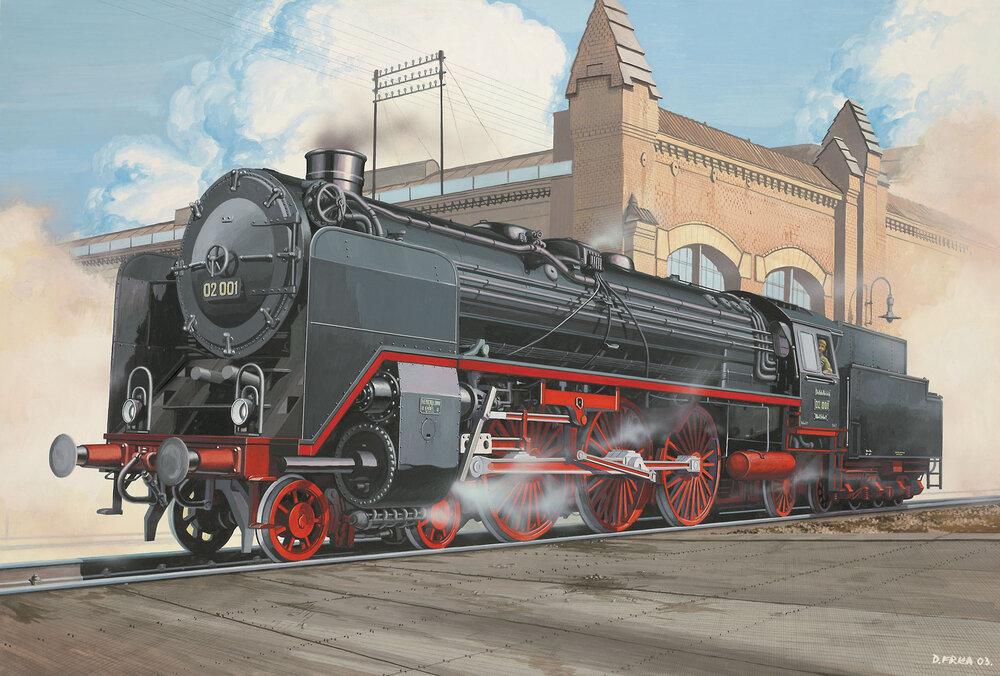 Schnellzuglokomotive BR02 - Tender 2'2' T30