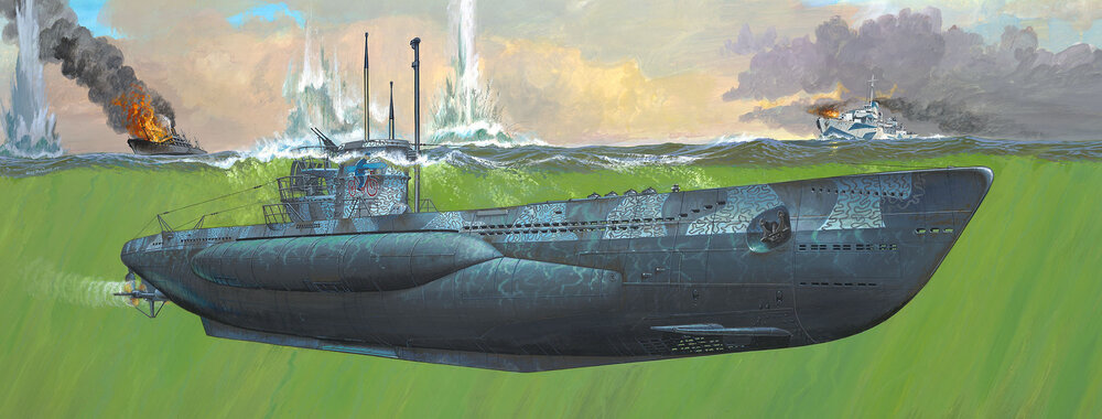 German Submarine Type VII C-41 - Platinum Edition