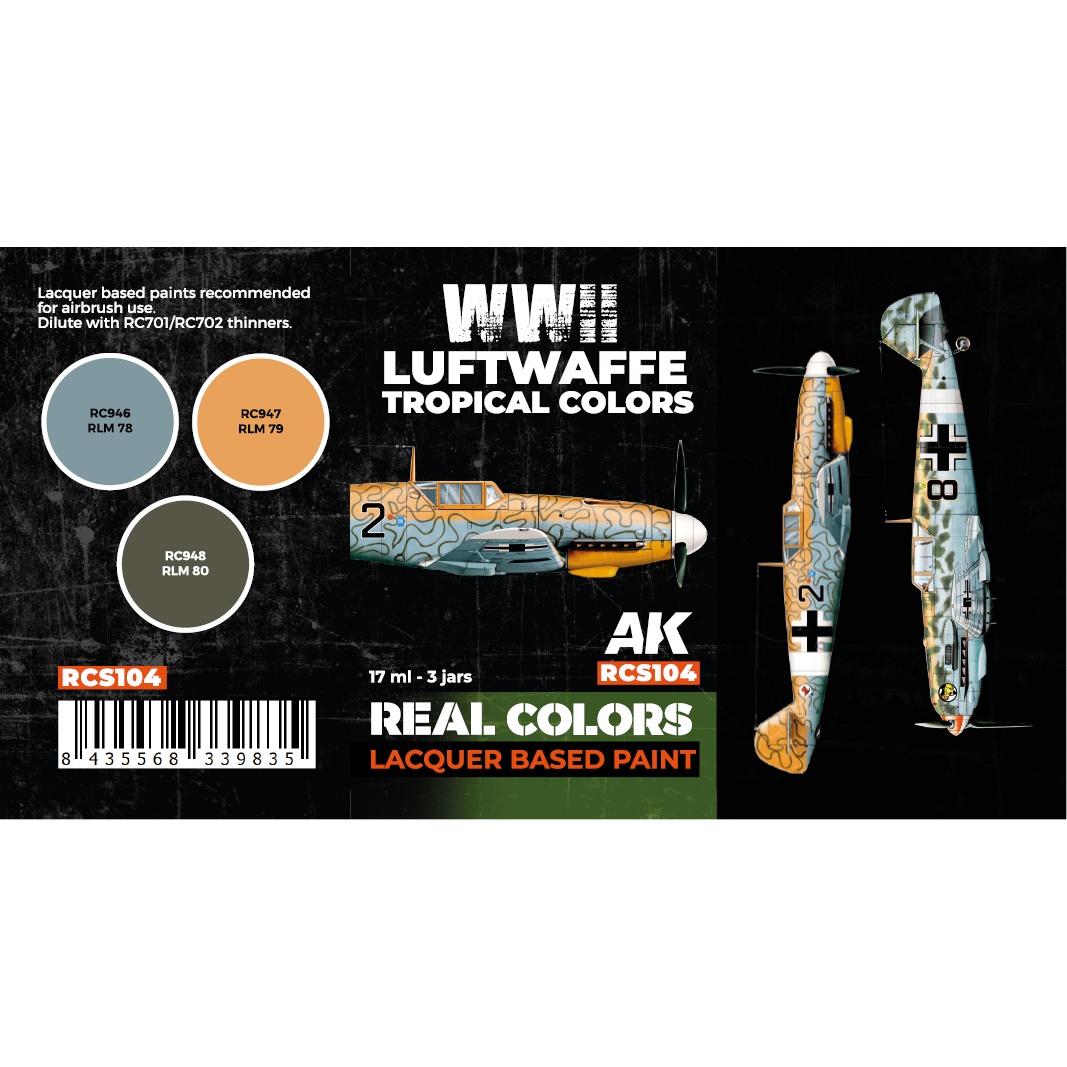 WWII Luftwaffe Tropical Colors SET