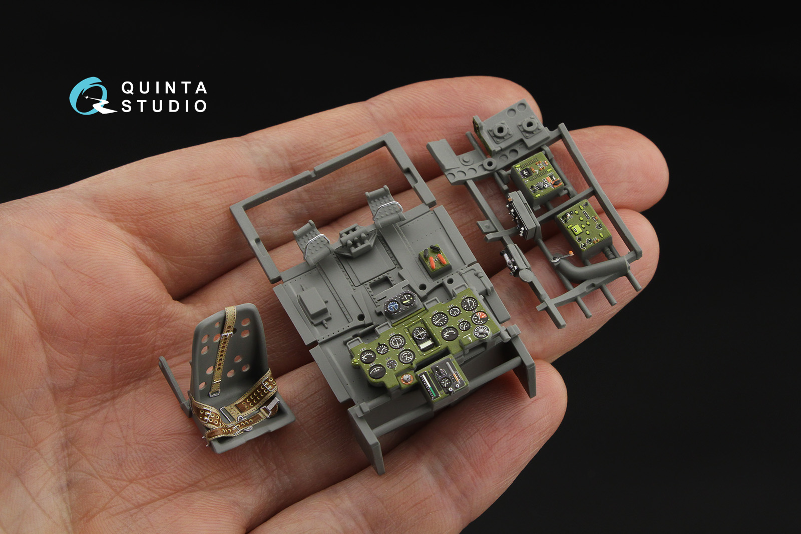 A6M2 Zero (Mitsubishi Prod.) 3D-Printed & coloured Interior on decal paper (Border Model)