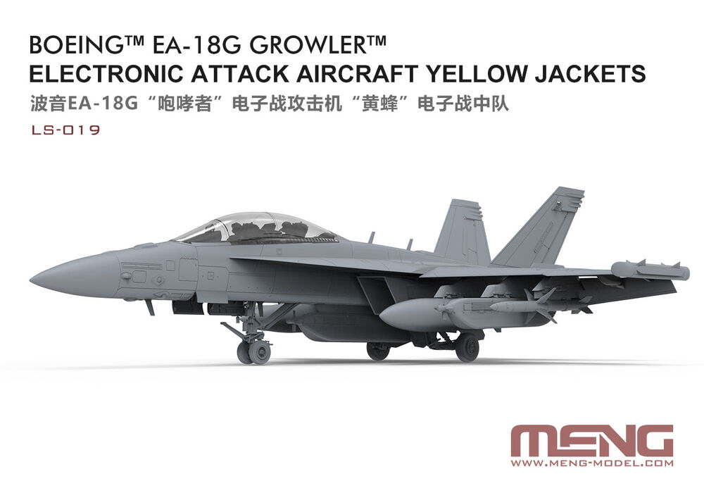  Boeing EA-18G Growler Electronic Attack Aircraft Yellow Jackets