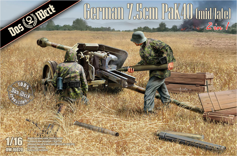 German 7,5cm PaK40 (mid/late)