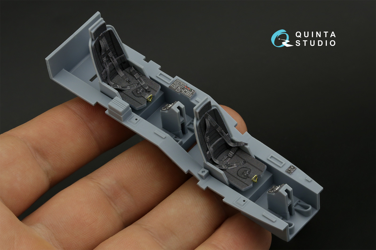 AH-1Z 3D-Printed & coloured Interior on decal paper (Academy) (with 3D-printed resin parts)