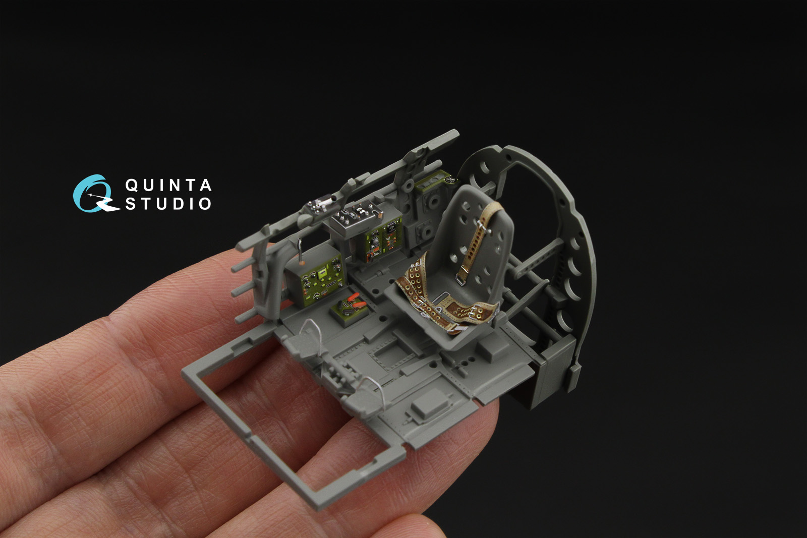 A6M2 Zero (Mitsubishi Prod.) 3D-Printed & coloured Interior on decal paper (Border Model)