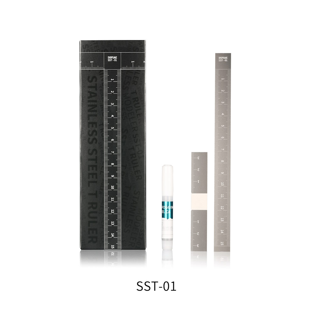 T-Lineal aus Edelstahl - Stainless Steel T Ruler - SST-01