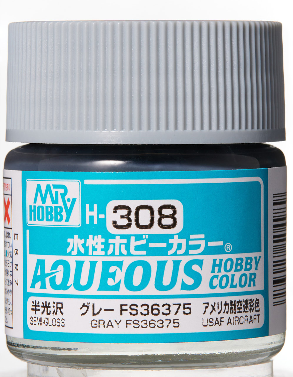 Mr. Aqueous Hobby Color - Gray FS36375 - H308 - Grau FS36375