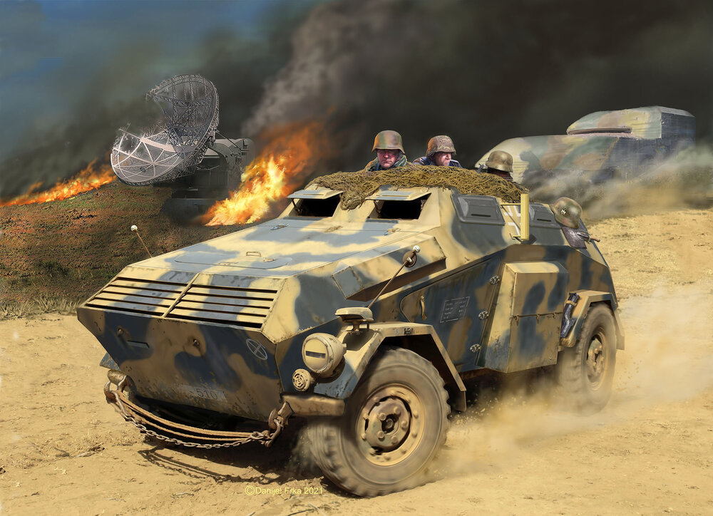 German Command Armoured Vehicle Sd.Kfz.247 Ausf.B