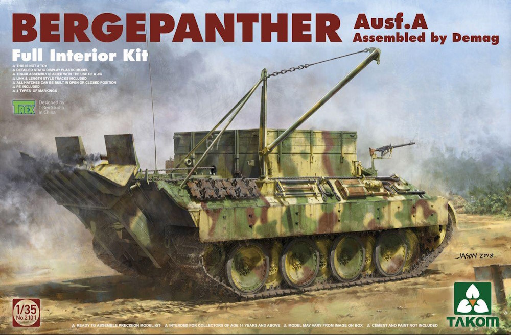 Bergepanther Ausf.A - Assembled by Demag - Full Interior Kit Bergepanther Ausf.A - Assembled by Demag - Full Interior Kit
