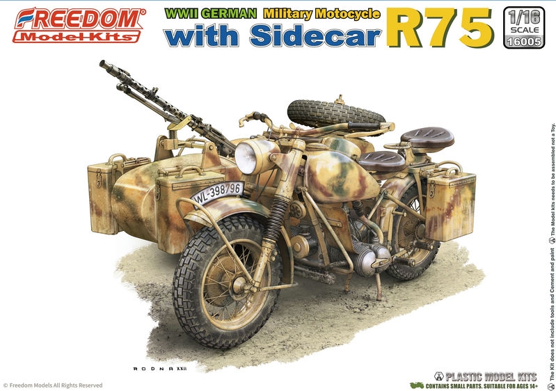 R75 with Sidecar - WWII German Motorcycle