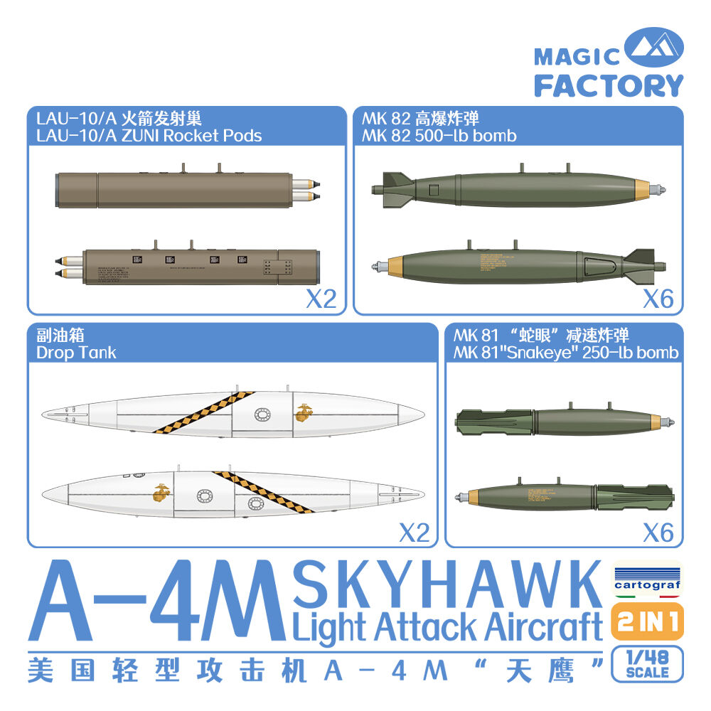 A-4M Skyhawk Light Attack Aircraft (2 in 1)