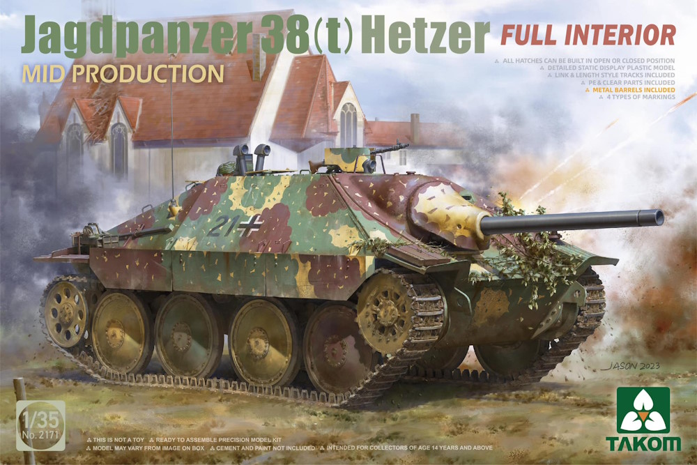 Jagdpanzer 38(t) Hetzer - Mid Production - Full Interior