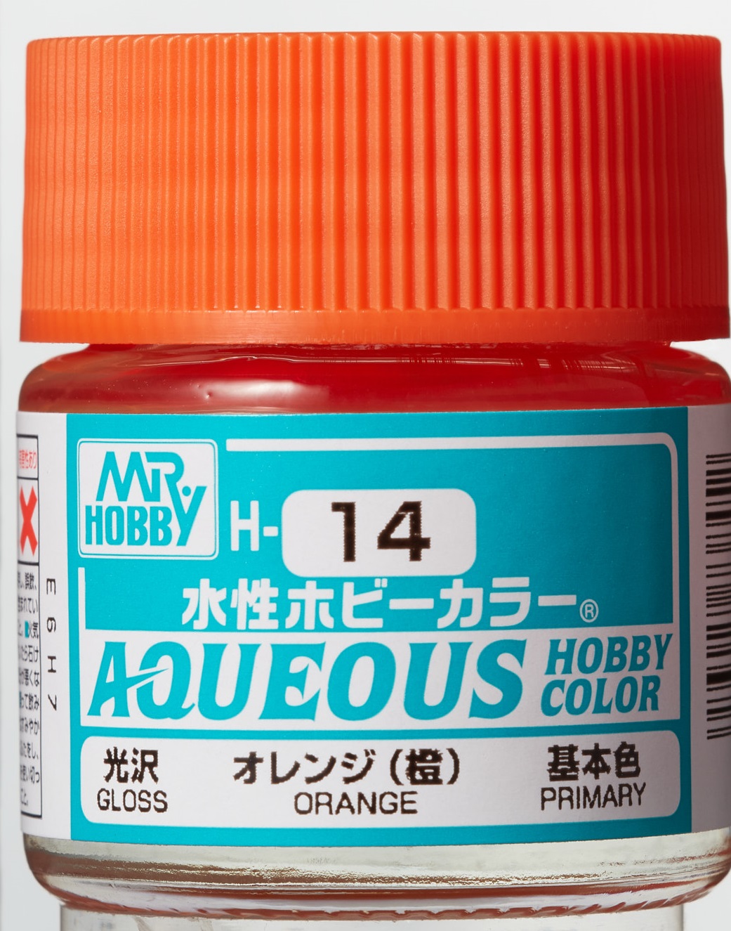 Mr. Aqueous Hobby Color - Orange - H14 - Orange