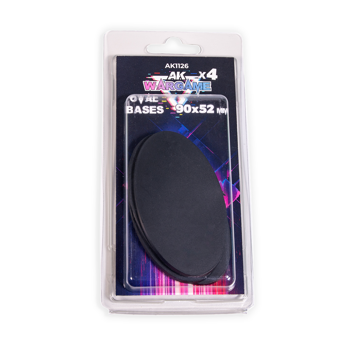 Oval Bases 90x52 mm x 4 Units